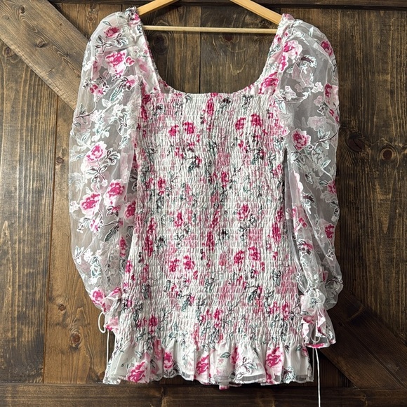 FOR LOVE AND LEMONS Lovell Burnout Floral Dress - Picture 7 of 13